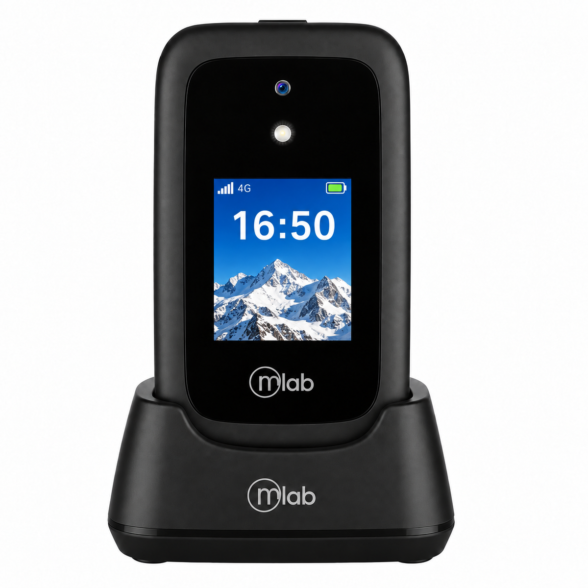 Teléfono Senior Adulto Mayor 4G Almeja con Base de  Carga BK
