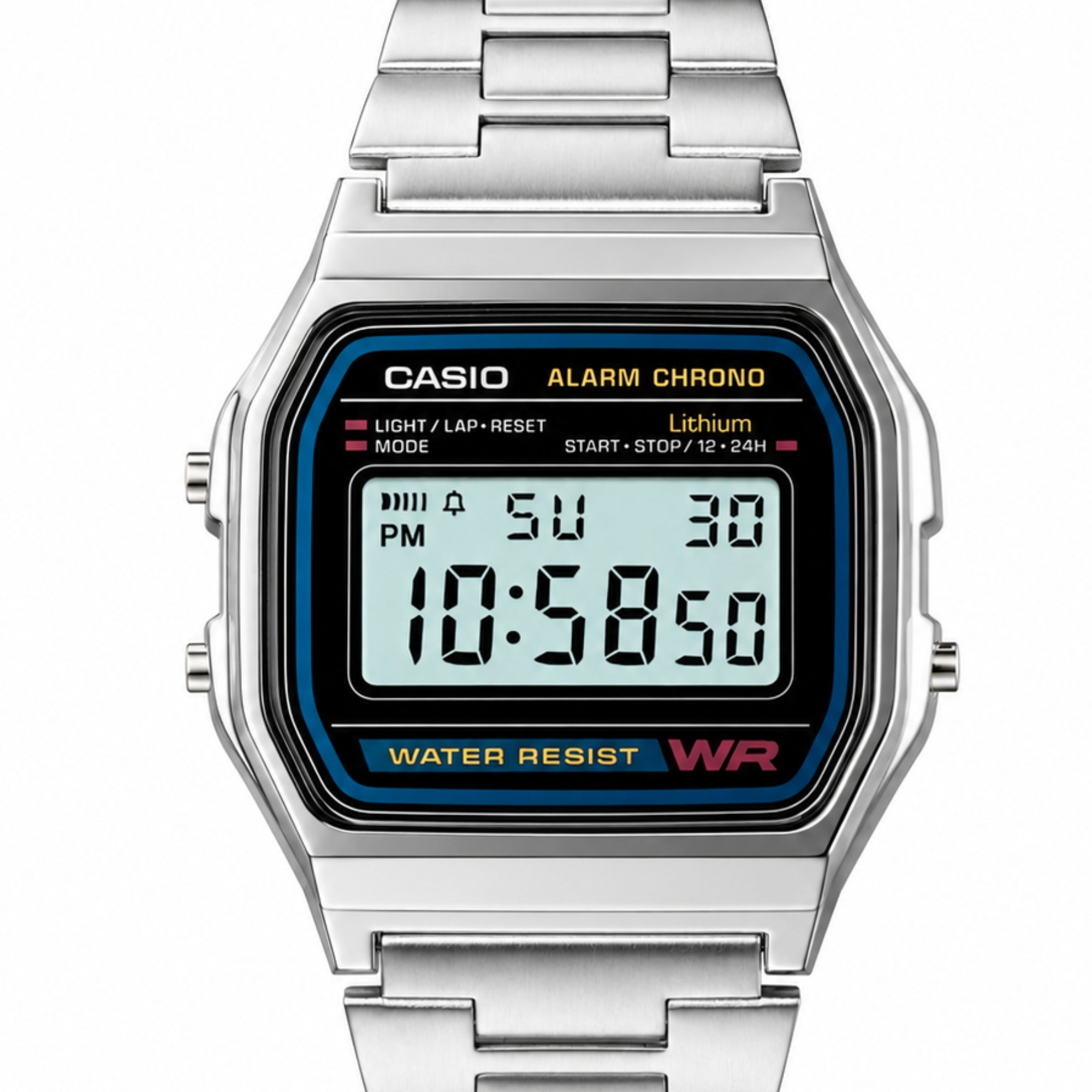 Reloj Casio Digital Classic Silver Edition A158WA-1DF