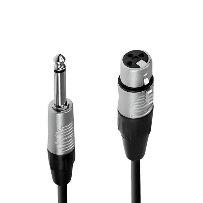 Micrófono Multimedia XLR a Jack 6.3mm Cable 4.5 Metros DM24K