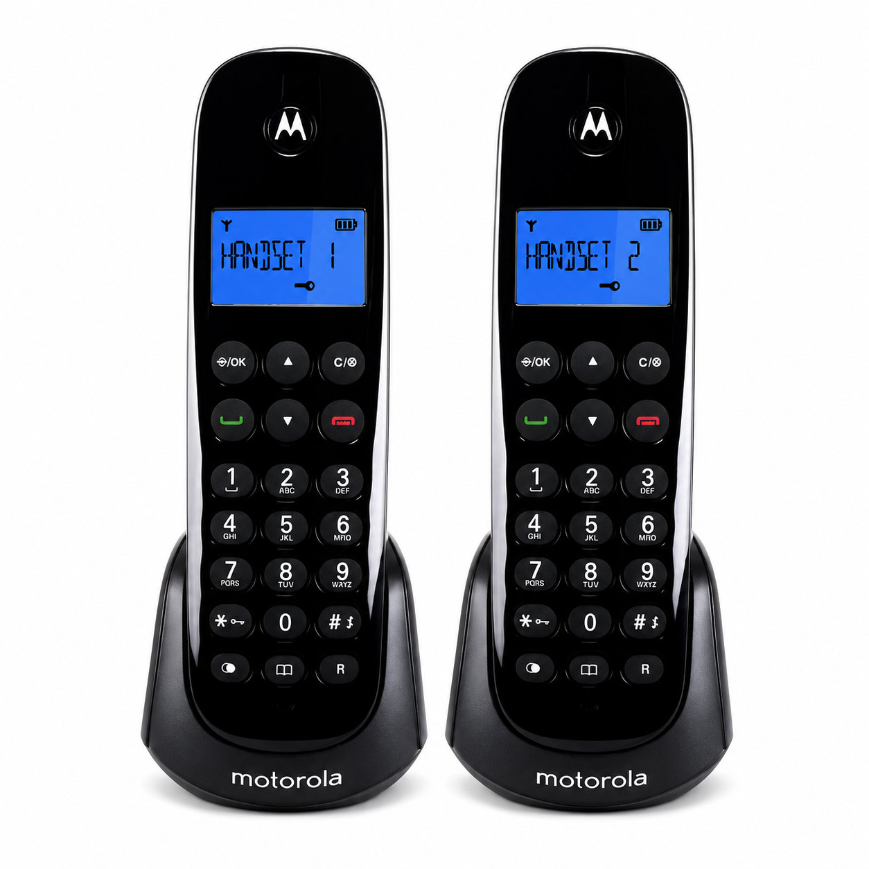 Pack de 2 Teléfonos Inalámbricos Motorola M700-2 Dual HD