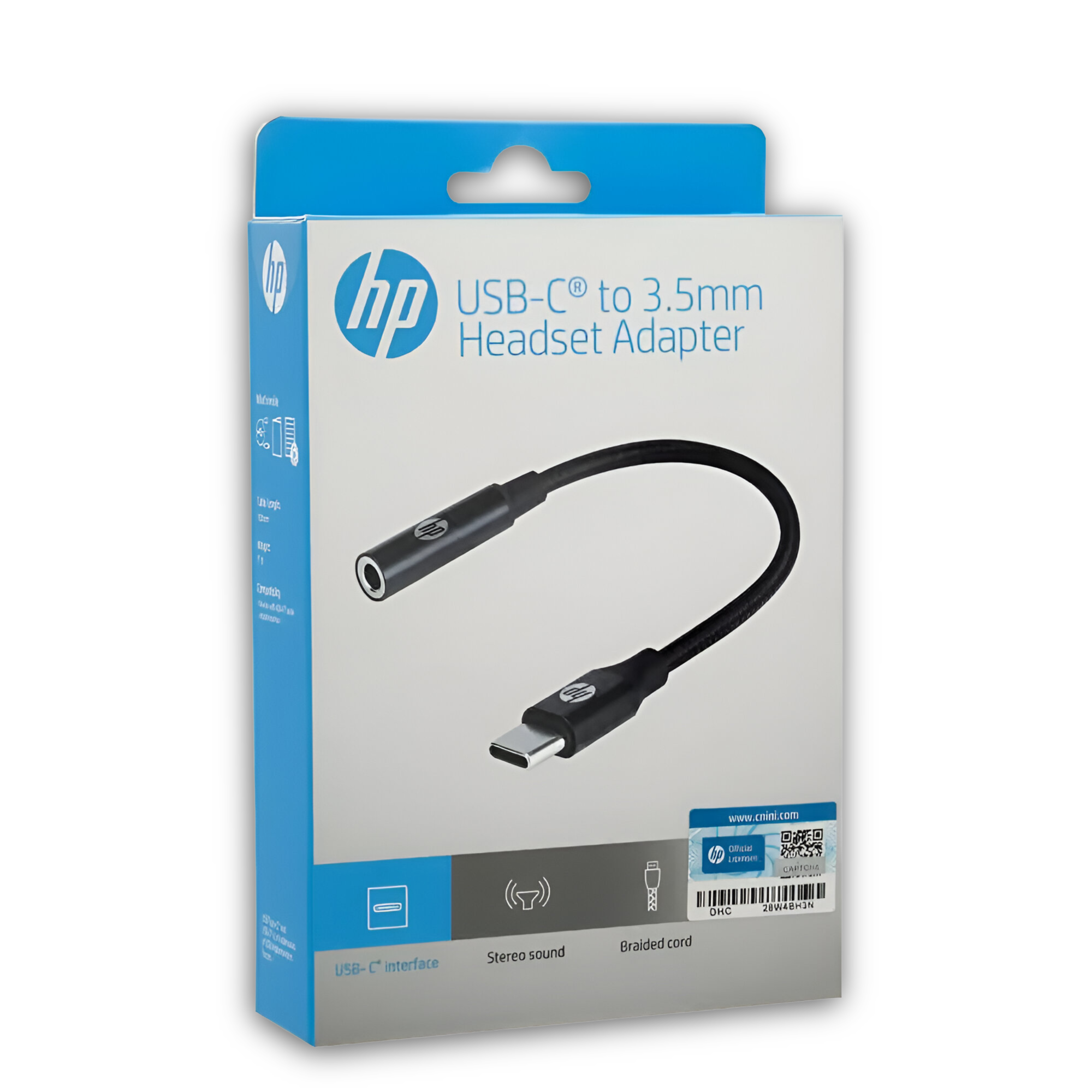 Adaptador para Audio USB-C a Jack 3.5mm HP HIFI DHC-TC131