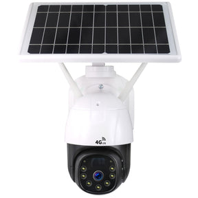 Cámara de Seguridad Solar Autónoma Robótica PTZ IP-4GLTE FHD