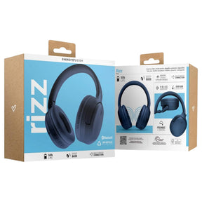 Audífonos Bluetooth Energy Sistem Rizz Fold Navy Deep Bass 50 Hrs