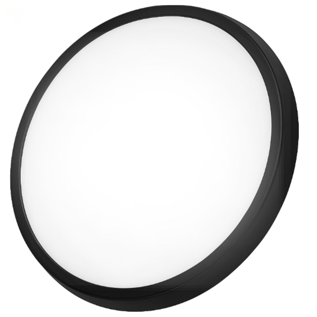 Plafón LED Sobrepuesto 30W/30CM/2400LM/6500°K Negro Elegant