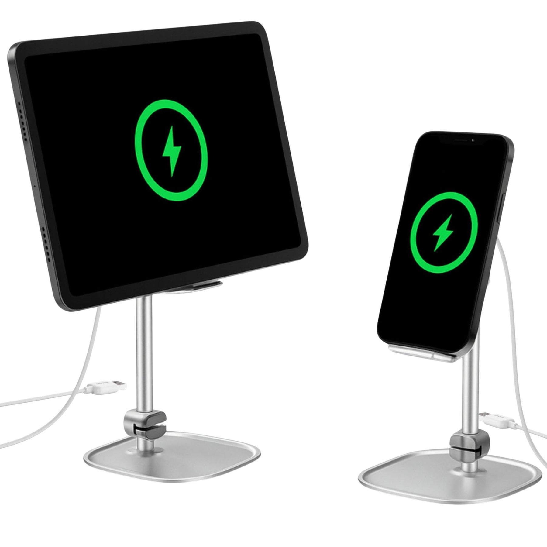 Soporte Smartphone y Tablet Desk con Carga Inalámbrica 15W