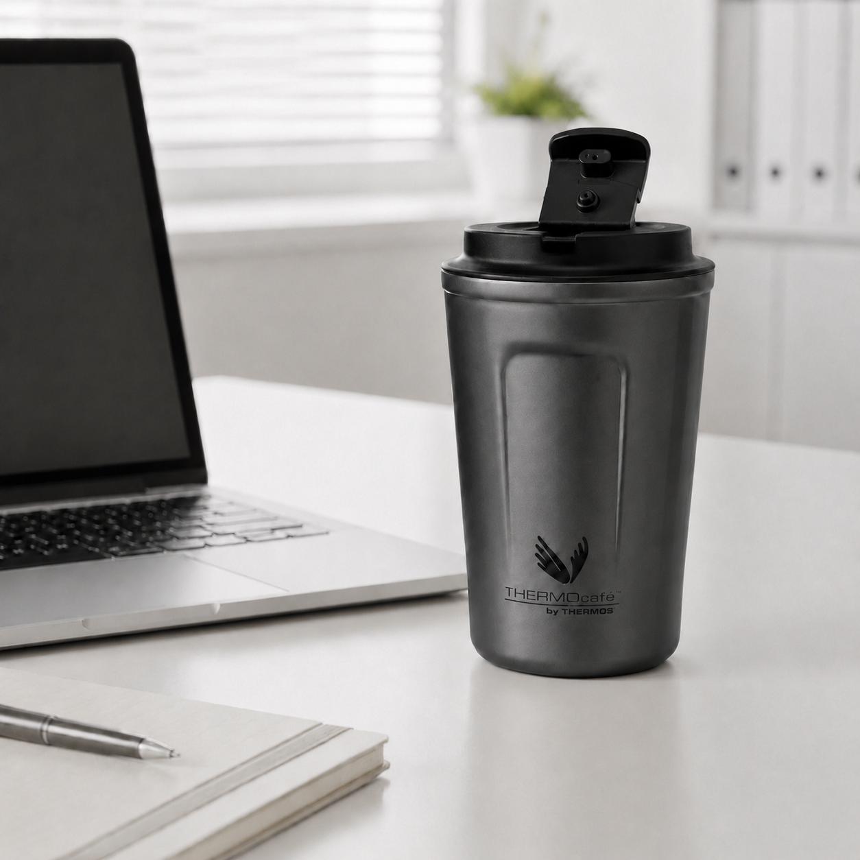 Vaso Termigo MUG Thermos Dark Gray  Acero Inoxidable 350ML