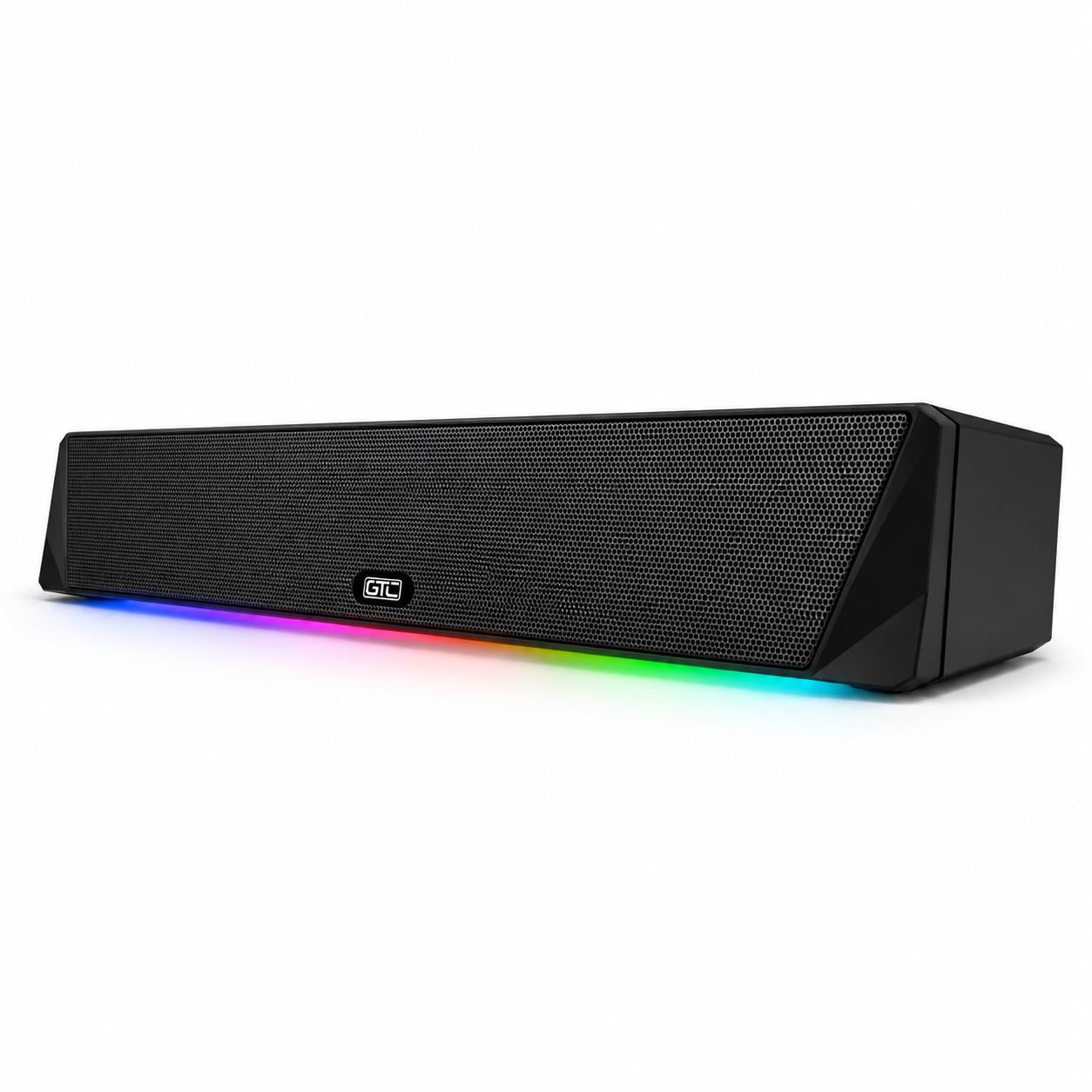 Barra de Sonido Inalámbrica Bluetooth RGB Recargable