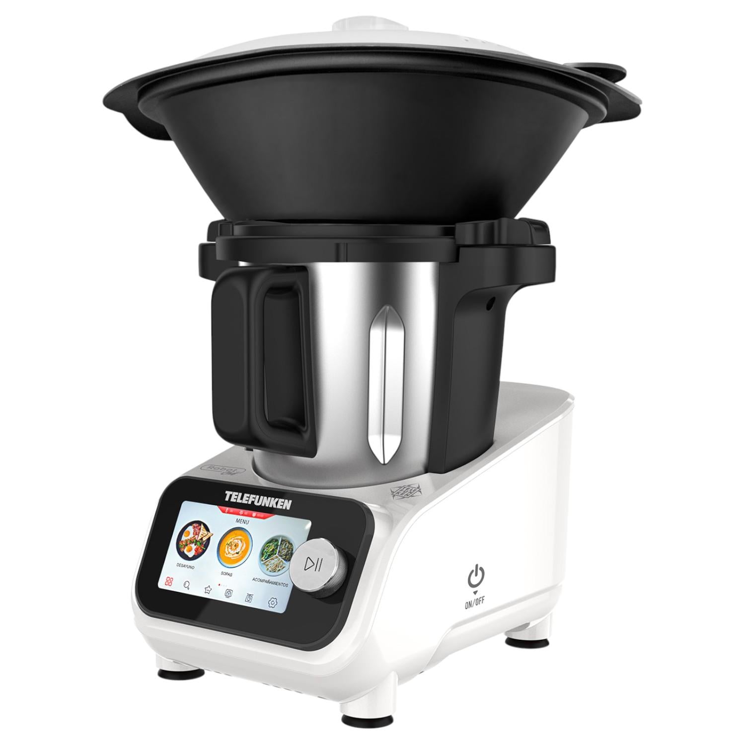 Robot de Cocina Touchscreen TELEFUNKEN CHEF WIFI 1300W 3.5L