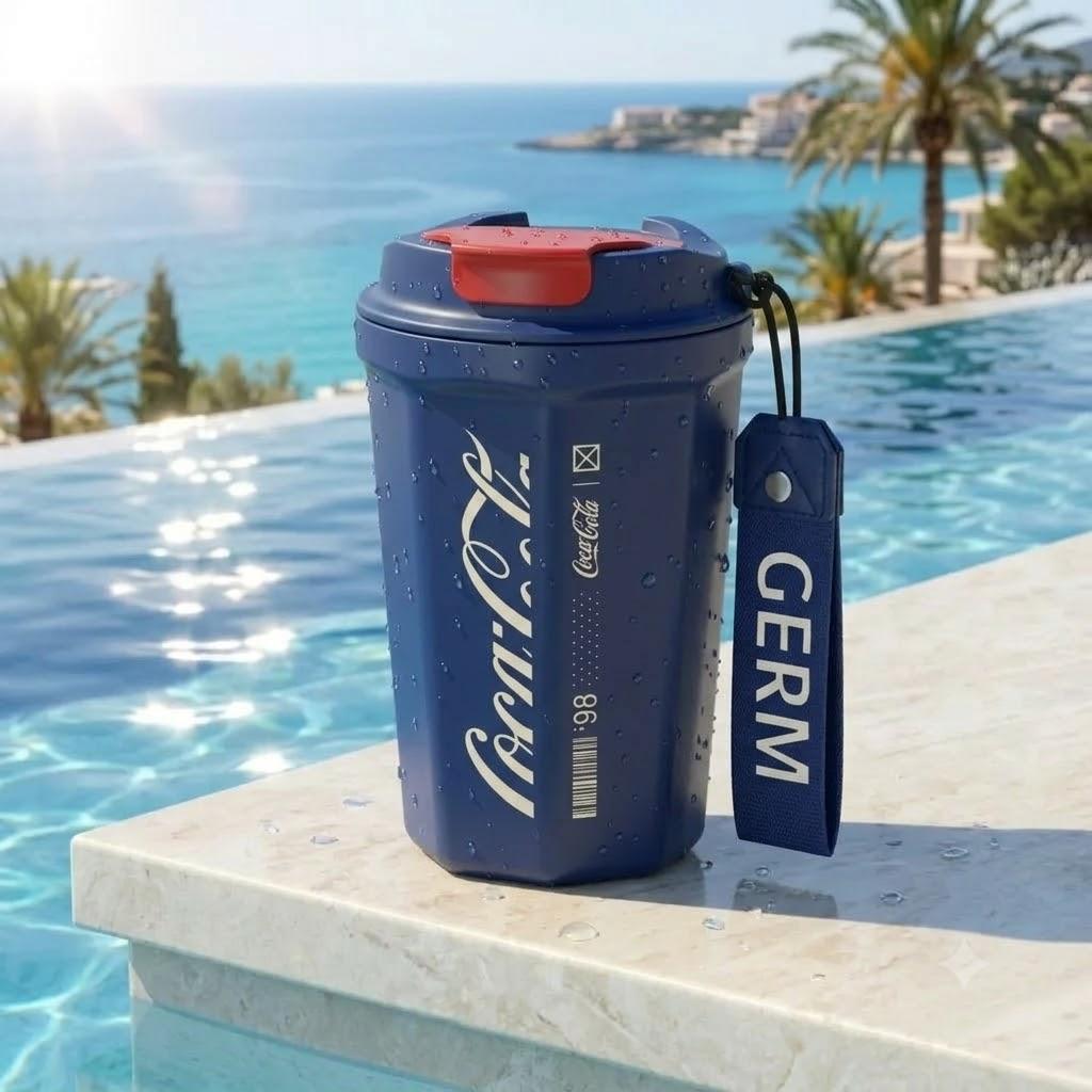 Vaso Termico MUG Germ Coca-Cola Acero Inoxidable 390ML Navy