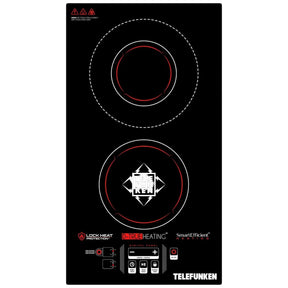 Cocina Eléctrica Encimera Dual Vitrocerámica Touch 3200W SEC