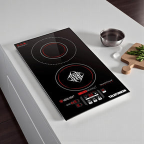 Cocina Eléctrica Encimera Dual Vitrocerámica Touch 3200W SEC