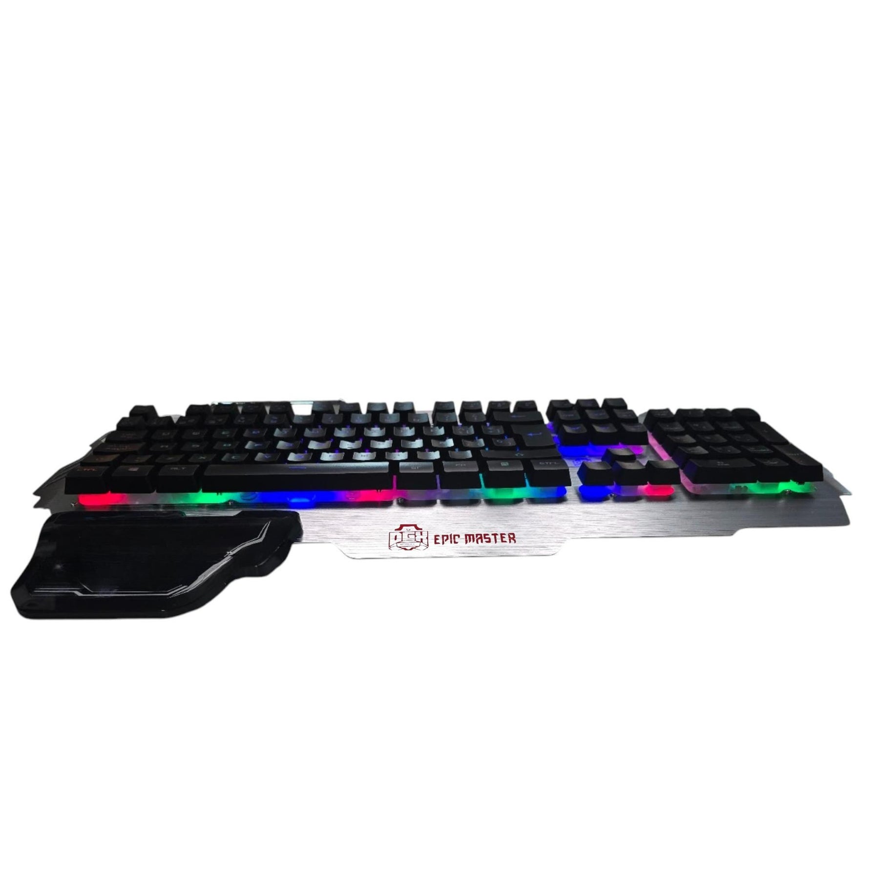 Teclado Gamer Profesional DGX Epic Master RGB + Apoya Muñeca