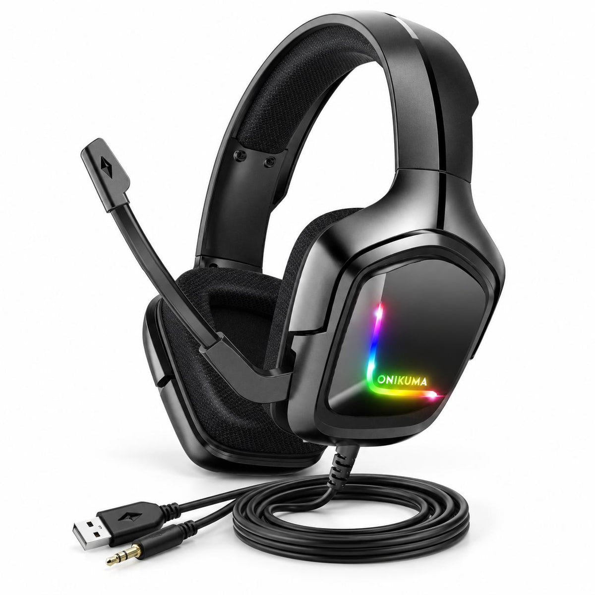 AUDIFONO GAMER ONIKUMA BLACK EDITION