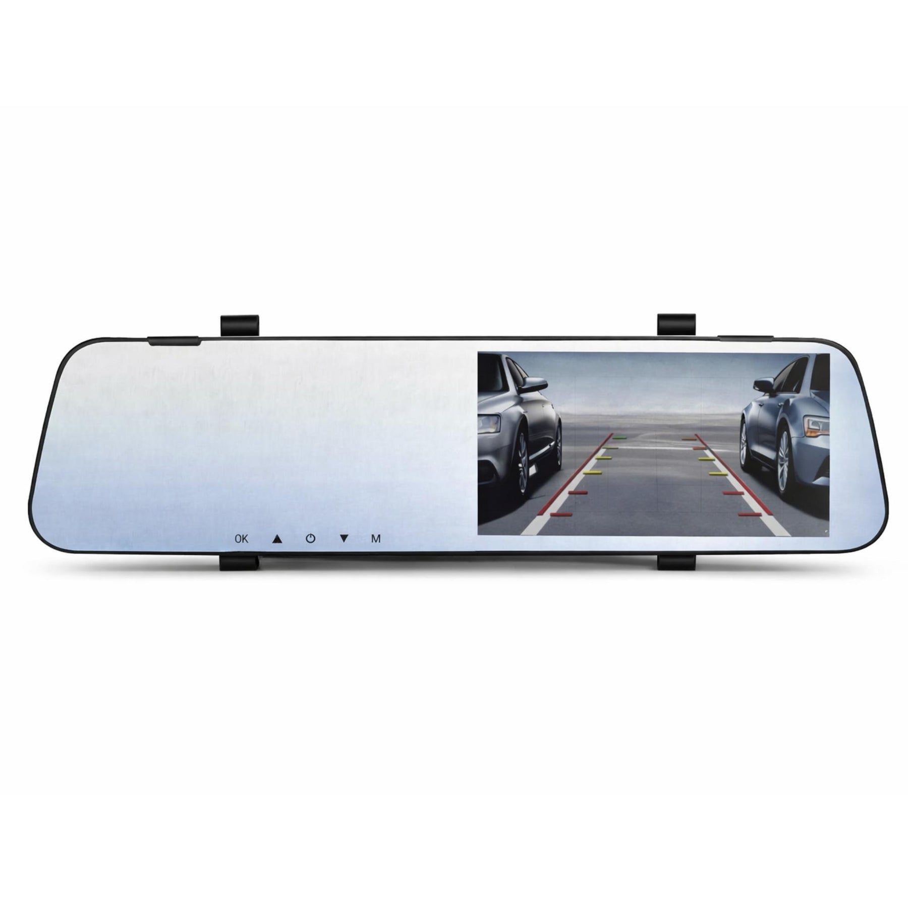 Dashcam Espejo Retrovisor Dual Cámara Frontal y Trasera FHD