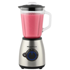 Licuadora Frish Max 1000W INOX Jarra de Cristal 1.5L MGF4259