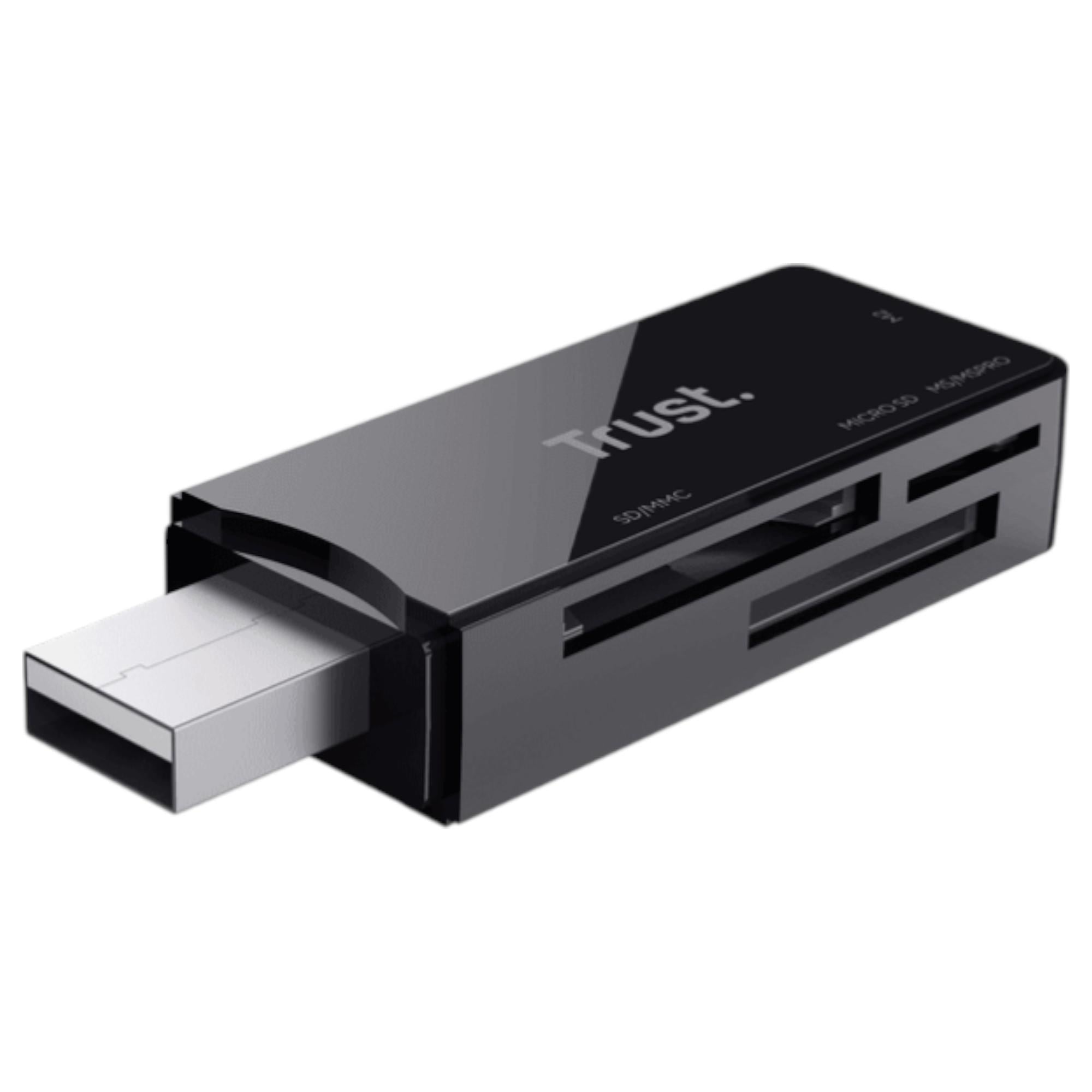 Lector de Memorias Multiformatos Trust Nanga USB 3.2 / 5Gbps