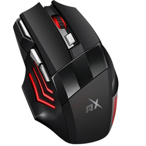 Mouse ReptileX Ergonomico RX-0047 RGB | 7 Botones | 2400 DPI
