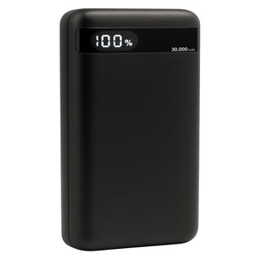 Powerbank Ultra Rápido de 30.000 MAH Multipuertos Black