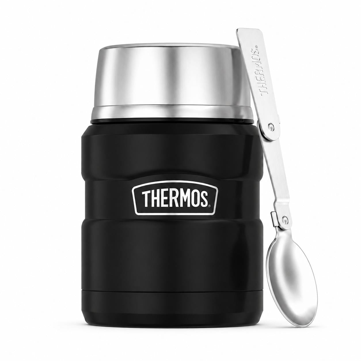 Termo de Comida Inox Thermos King  700ML  Negro
