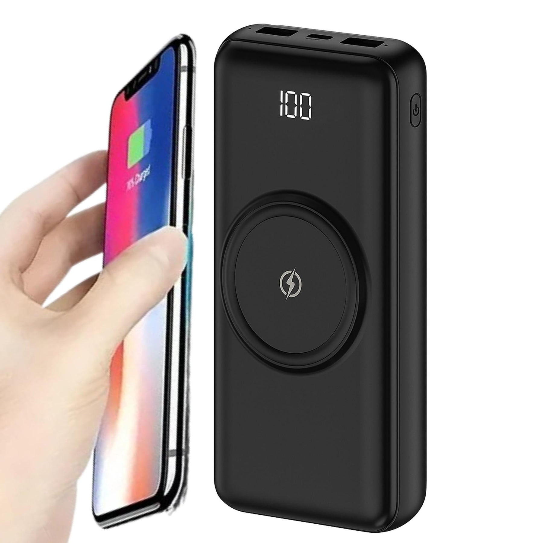 Powerbank Magnético 20000mAh con Carga Rápida e Inalámbricae