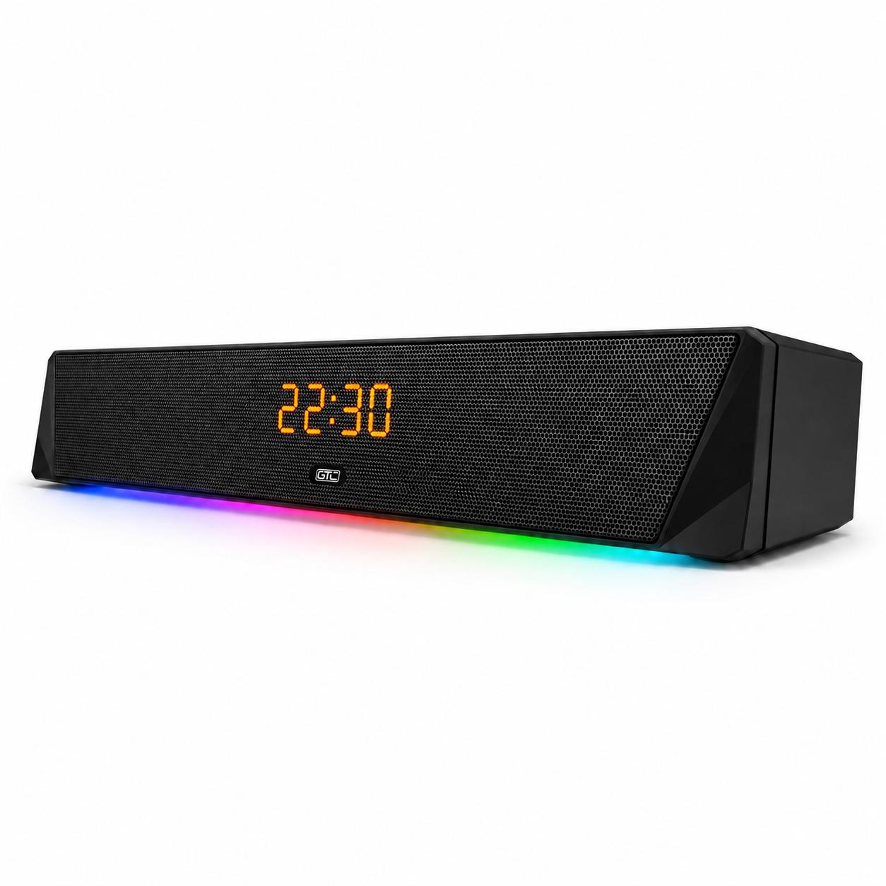 Barra de Sonido Inalámbrica Bluetooth RGB Recargable