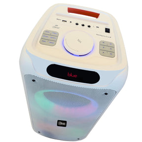 Parlante Karaoke Flaming BIG BASS Dual 8" MicWireless 60WRMS