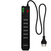 Alargador 2.1MTS 7 Salidas con Proteciónde Voltaje 2500W SEC