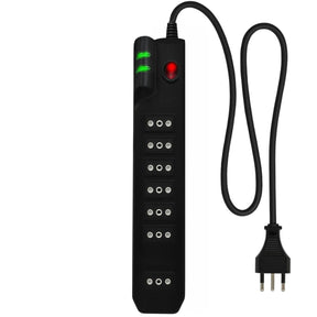 Alargador 2.1MTS 7 Salidas con Proteciónde Voltaje 2500W SEC