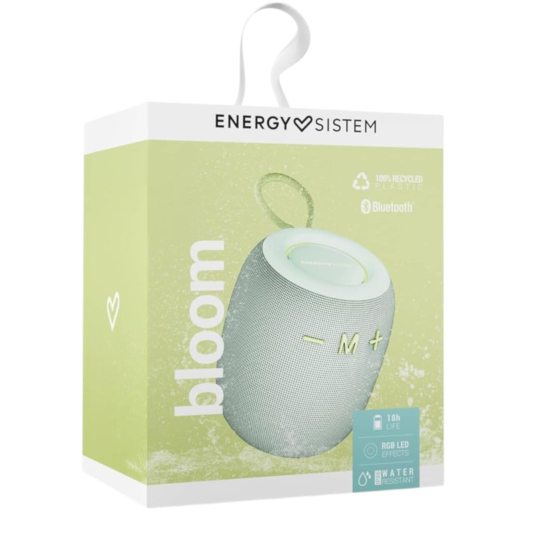 Parlante Bluetooth Energy Sistem Bloom Mint IPX6/ 10W/ 18Hrs