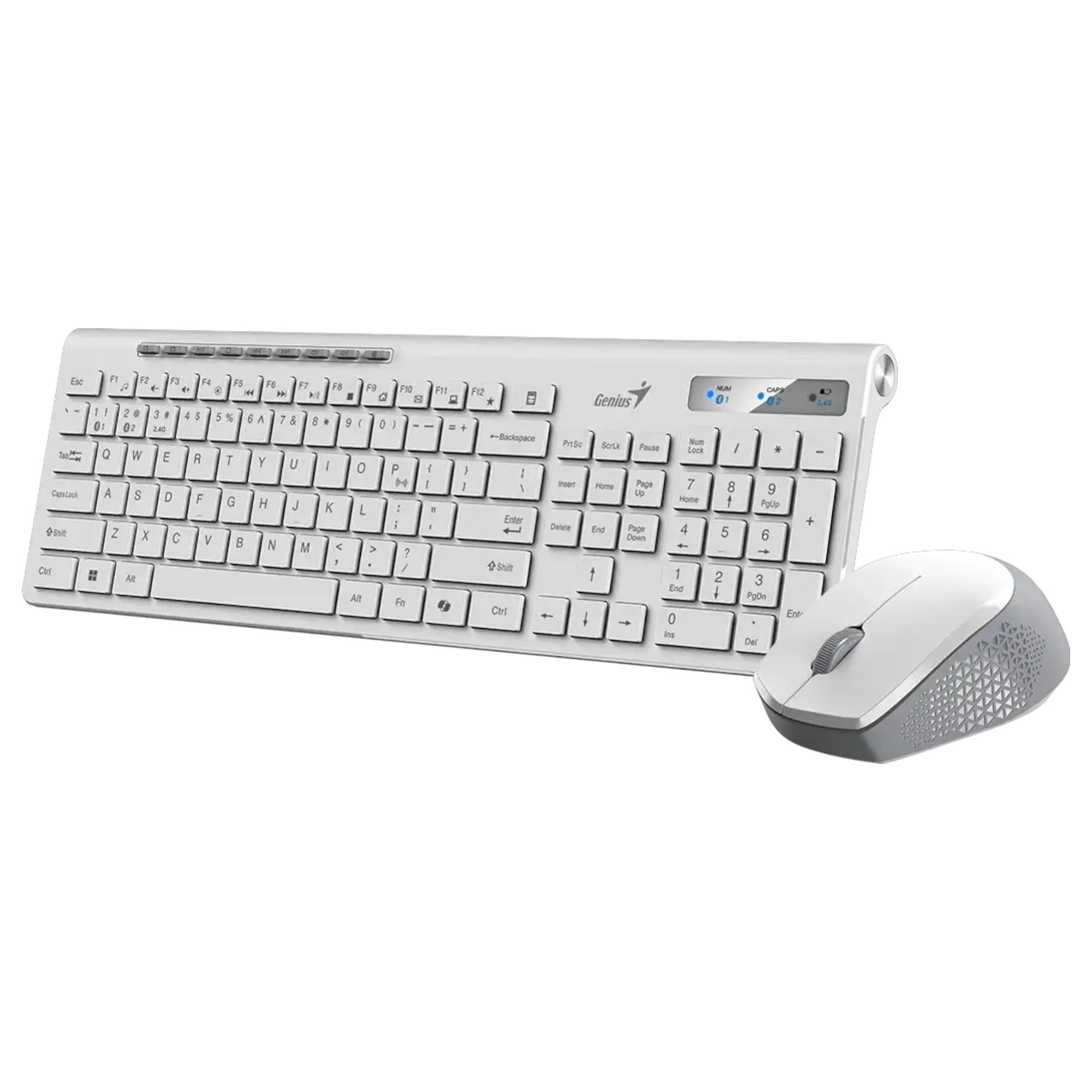 Teclado y Mouse Dual Wireless Bluetooth  + USB 2G Copilot AI