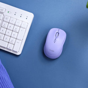 Mouse Inalámbrico Trust YVI+ Purpura Multi-Dispositivos