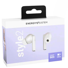 Audifonos Bluetooth TWS Energy Sistem Style 2 Perl Deep Bass 20Hrs