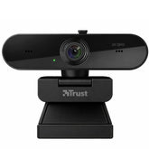 Webcam QHD 2K Profesional Trust Taxon Black Muiltiplataforma