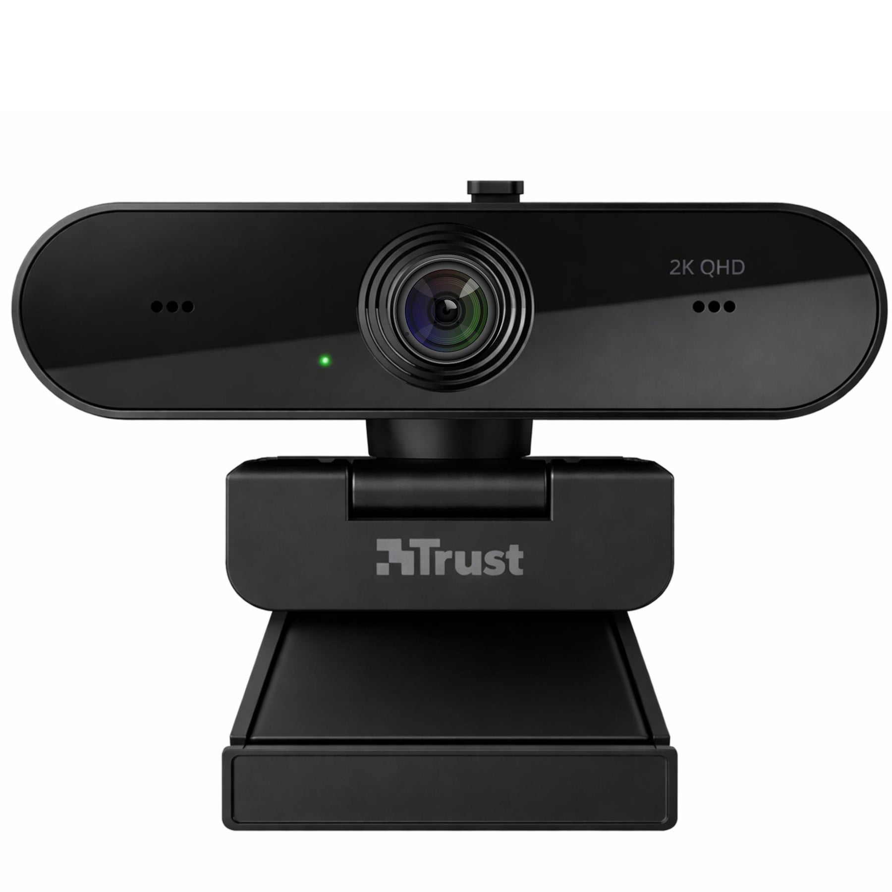 Webcam QHD 2K Profesional Trust Taxon Black Muiltiplataforma