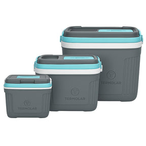 Kit de 3 Neveras AirFlow 12H Frio/ 24 Caliente  32L- 20L- 8L Termolar Gris