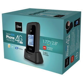 Teléfono Senior Adulto Mayor 4G Almeja con Base de  Carga BK