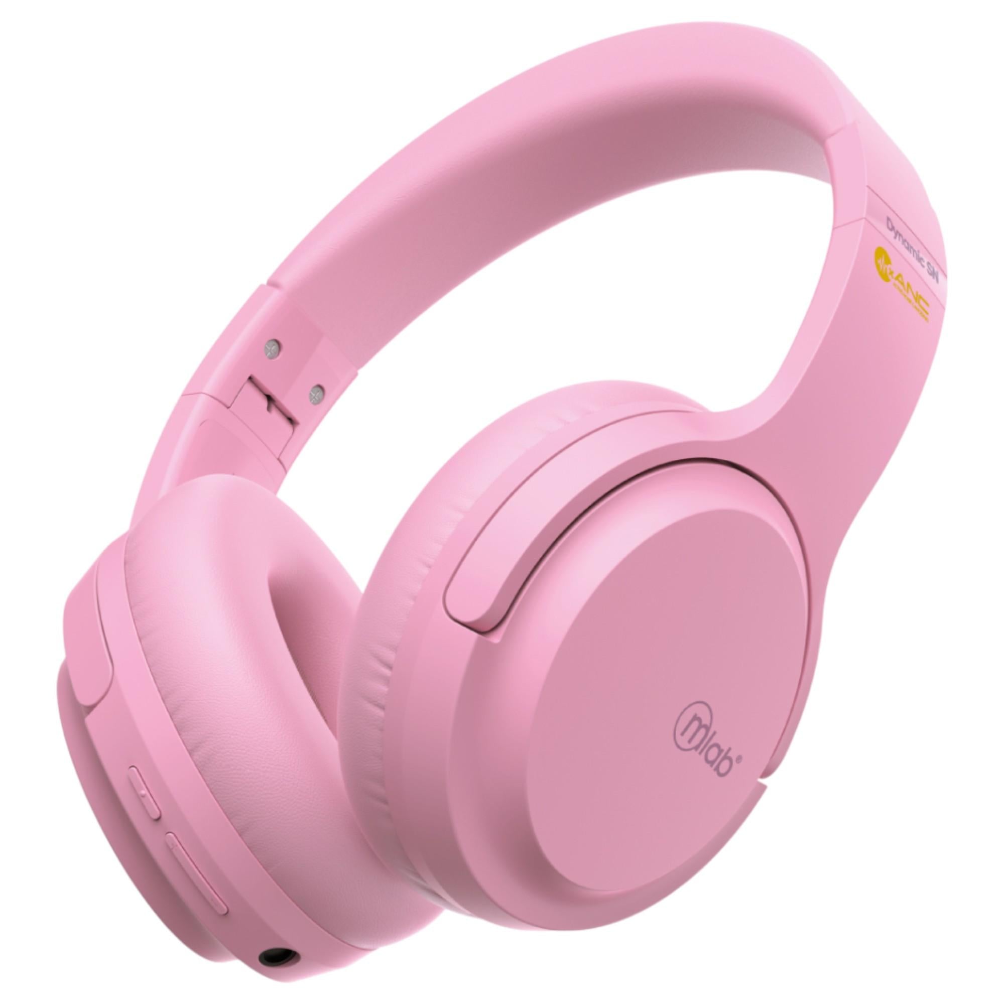 Audífonos ANC Bluetooth Dynamic Stop Noise Confort Pink 32H