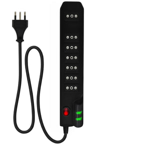 Alargador 5MT de 7 Salidas con Proteciónde Voltaje 2500W SEC