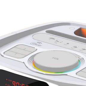 Parlante Karaoke Flaming BIG BASS Dual 8" MicWireless 60WRMS