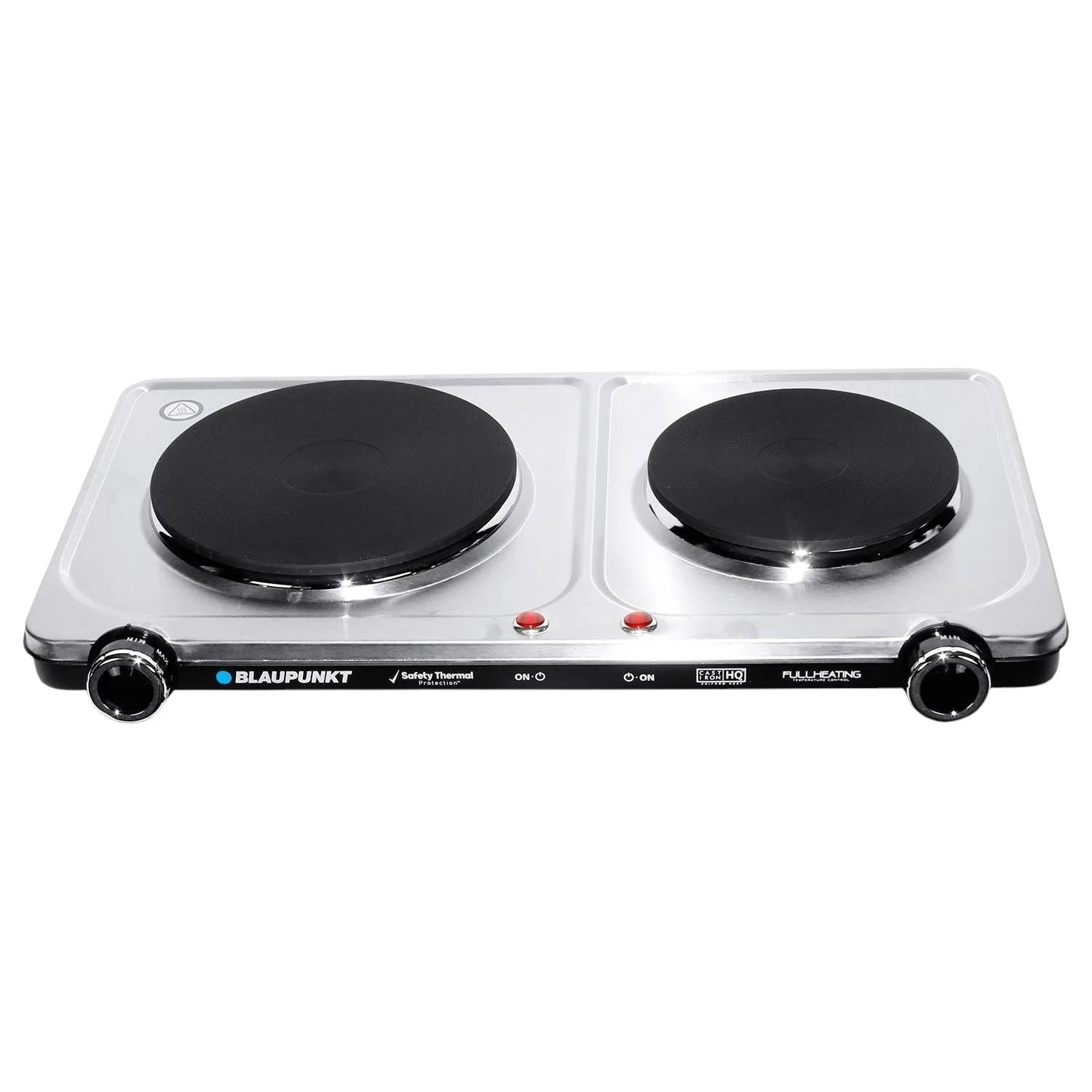 Cocina Encimera Eléctrica Inox Dual Burner 2200W AE12900 SEC