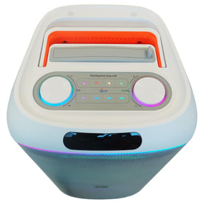 Parlante Karaoke 6" Flaming Party Bass White MicWireless 45W