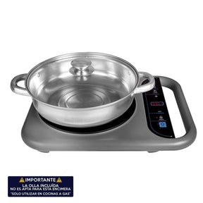 Cocina Encimera Eléctrica Inox Single Burner 2000W AI11900
