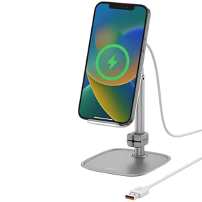 Soporte Smartphone y Tablet Desk con Carga Inalámbrica 15W