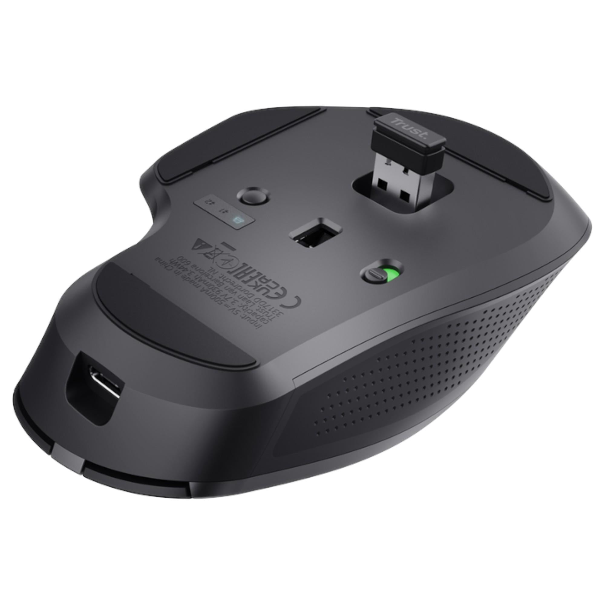 Mouse Dual Inalámbrico Recargable Trust OZAA+ Enterprise
