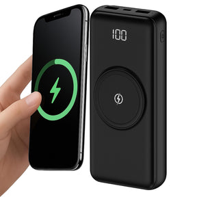 Powerbank Magnético 20000mAh con Carga Rápida e Inalámbricae