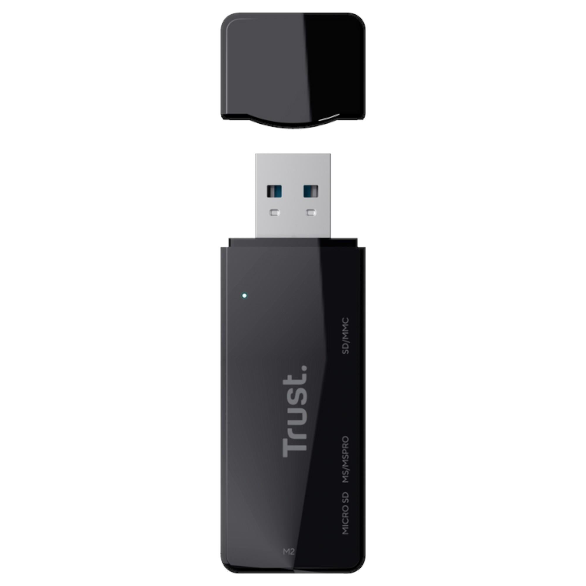 Lector de Memorias Multiformatos Trust Nanga USB 3.2 / 5Gbps