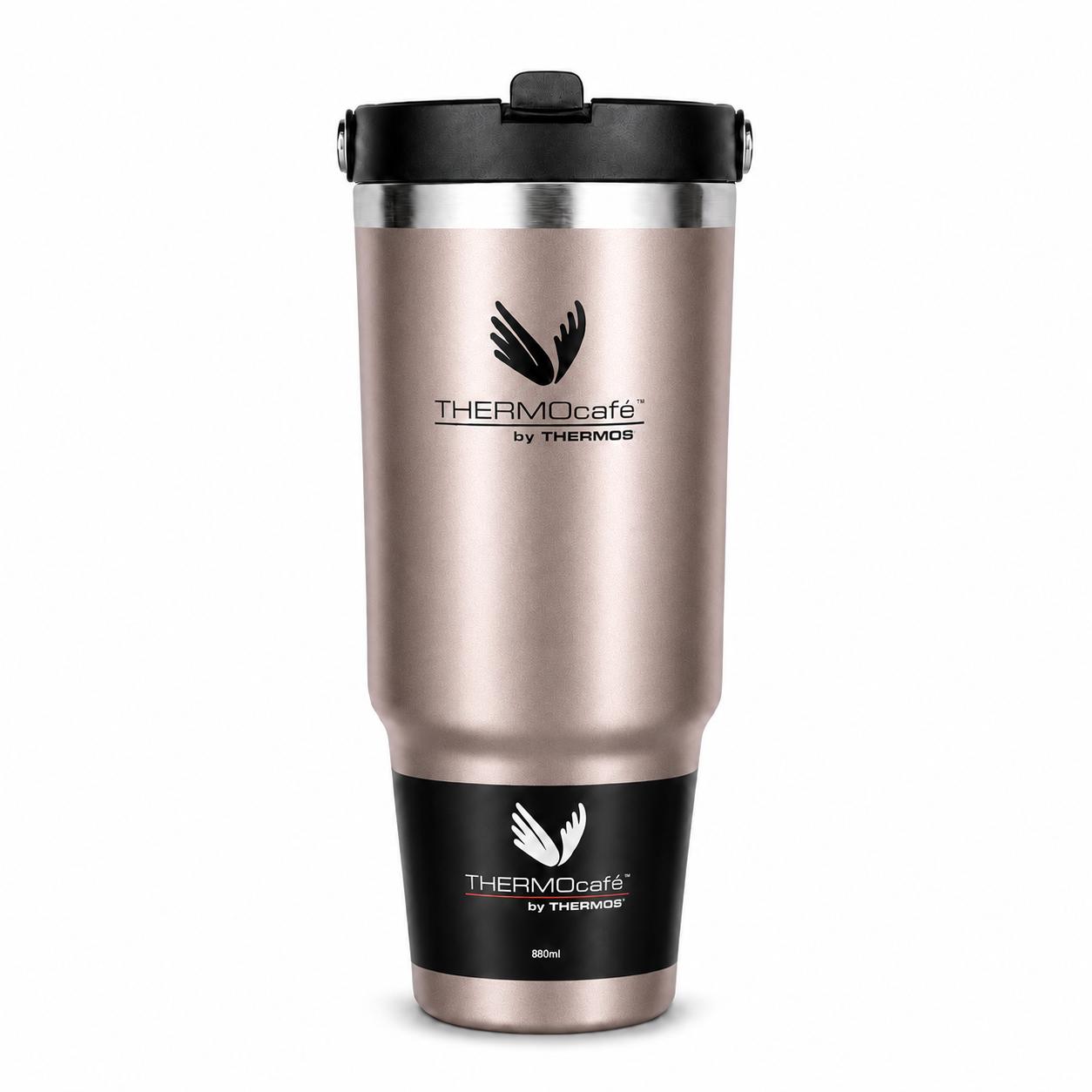 Vaso Térmico MUG Inox para Liquidos Frios 880ML Rose Gold