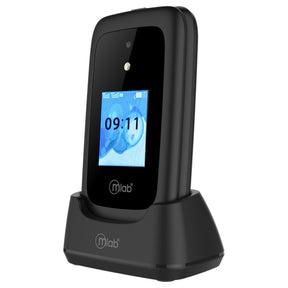 Teléfono Senior Adulto Mayor 4G Almeja con Base de  Carga BK