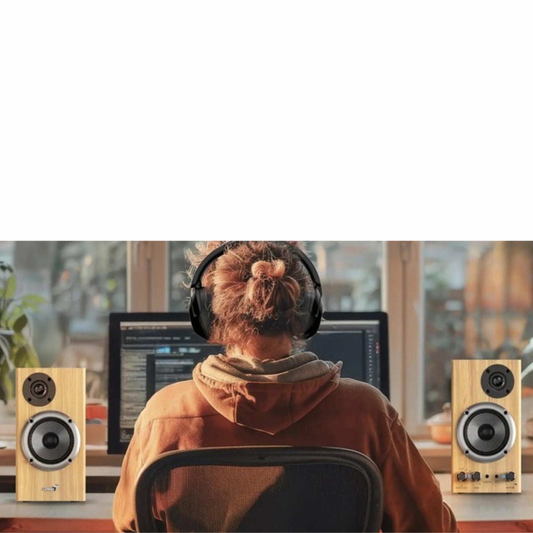 Parlantes Monitores Stereo 20W Audio3D HF520 Bluetooth