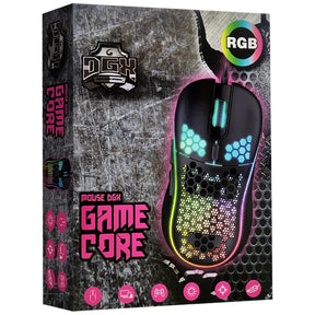 Mouse Gamer DGX Core RGB 7200 DPI Max Ergonómico